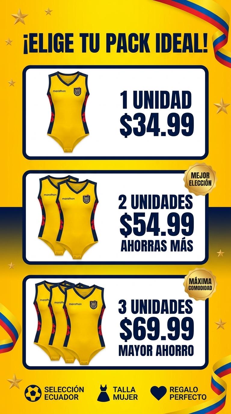 Body Ecuador Mujer - Packs
