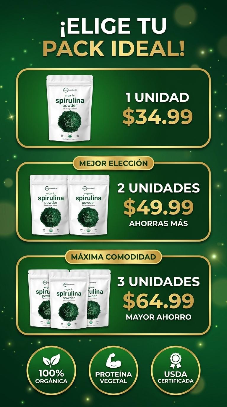 Espirulina Packs
