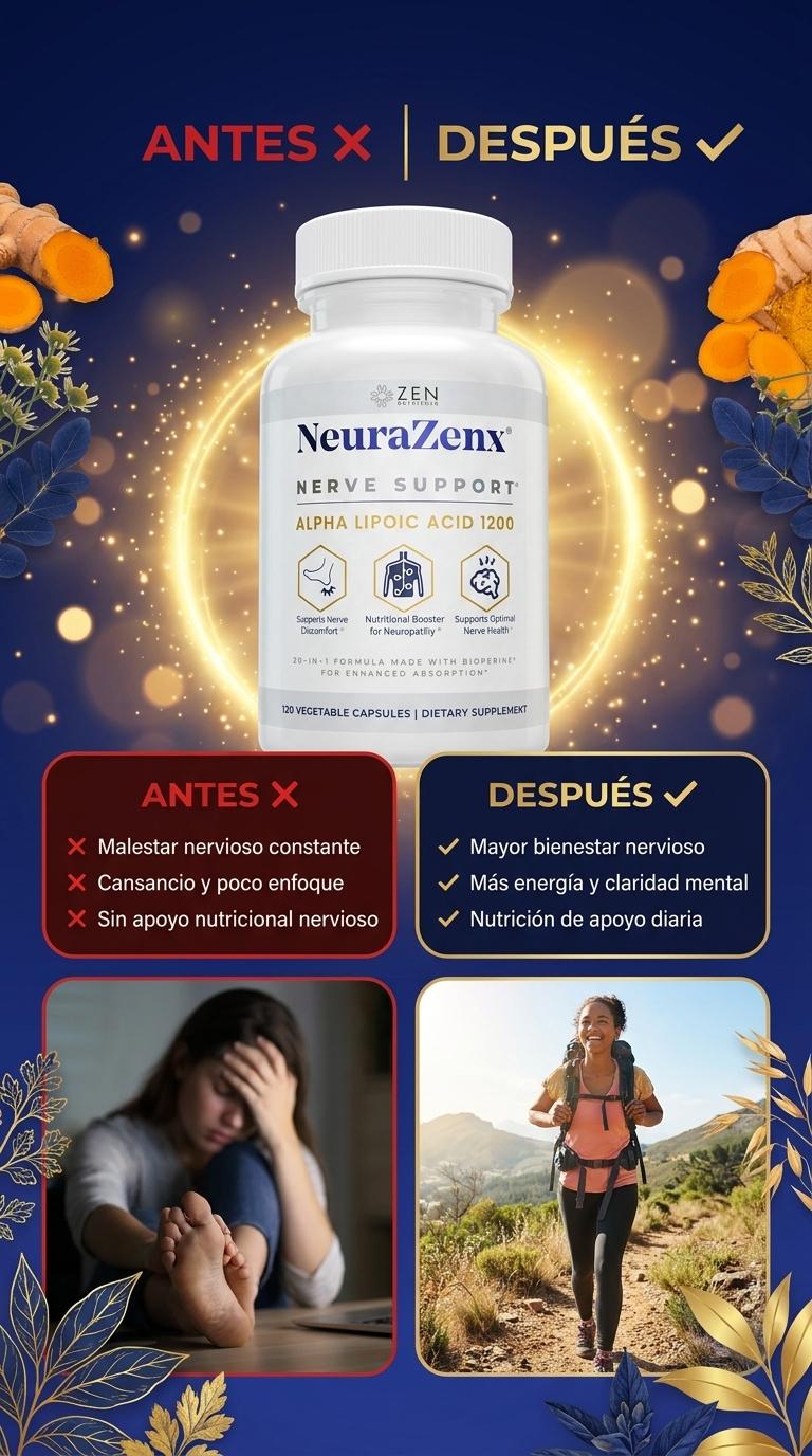 NeuraZenx Antes Despues
