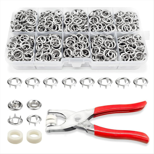 Kit Pinza y Broches Metálicos