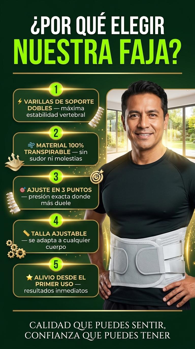 Faja Lumbar - Por Que Elegir
