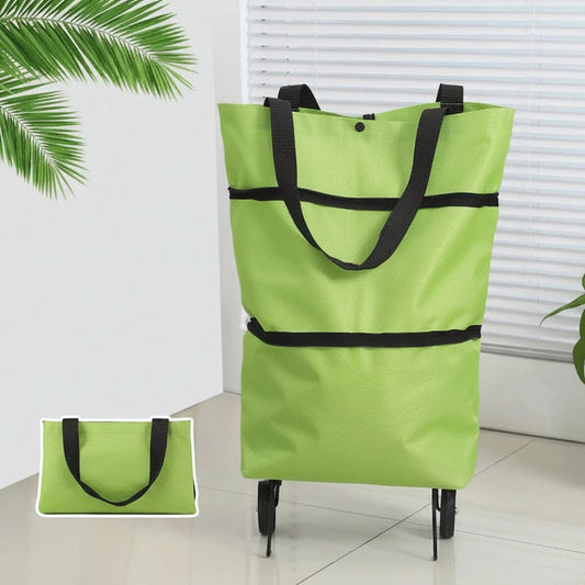 Carrito de Compras Plegable con Ruedas